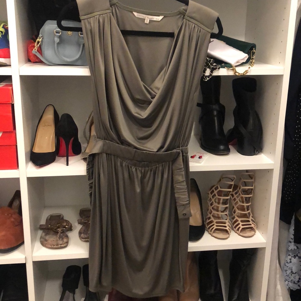 Dark green dress